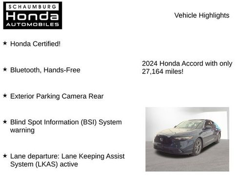 Used 2024 Honda Accord EX image 7