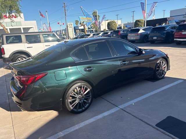 Used 2024 INFINITI Q50 Red Sport 400 w/ Black Opal Edition RWD image 5