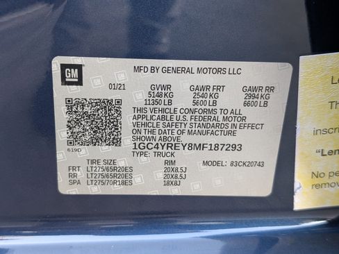 Used 2021 Chevrolet Silverado 2500 High Country w/ Z71 Off-Road Package image 37