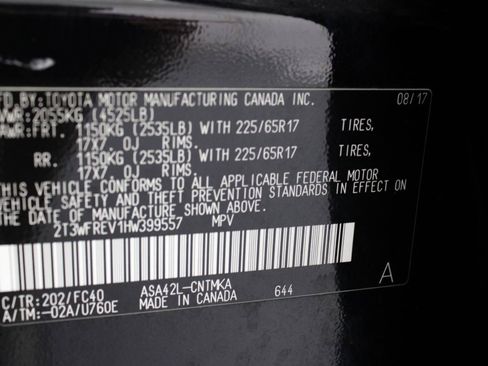 Used 2017 Toyota RAV4 XLE FWD image 88