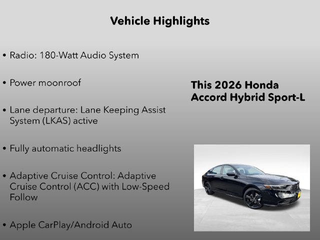 New 2026 Honda Accord Sport image 5