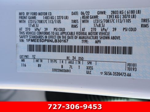 Used 2022 Ford Bronco Badlands w/ Sasquatch Package image 30