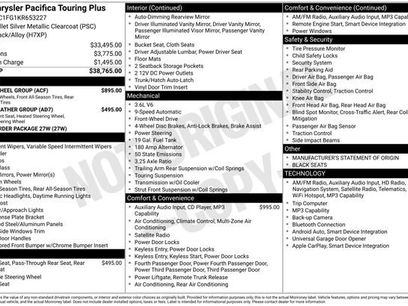 Used 2019 Chrysler Pacifica Touring Plus w/ Tire & Wheel Group