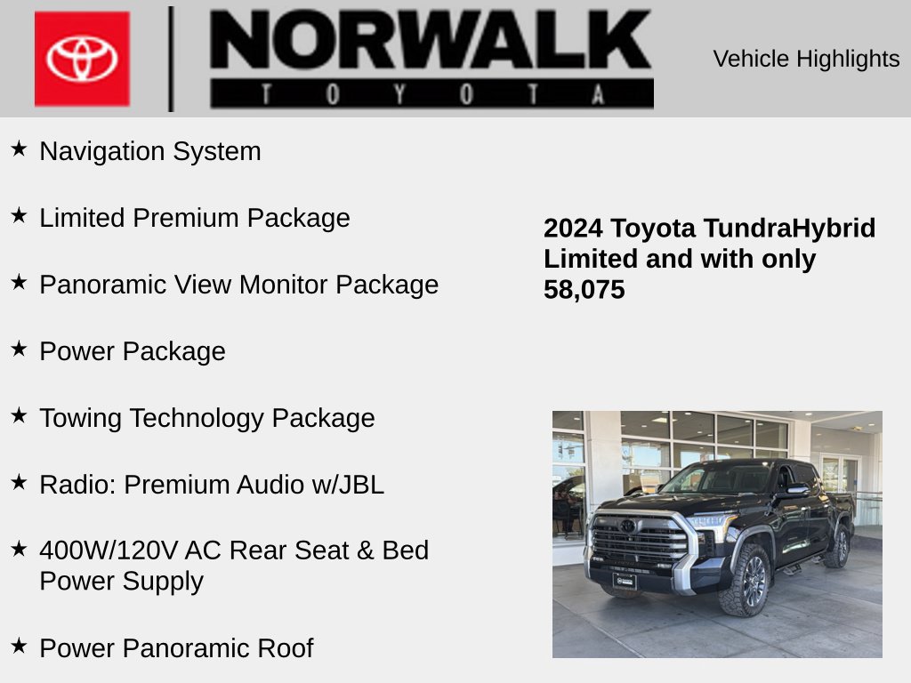 Used 2024 Toyota Tundra Limited AWD/4WD image 10