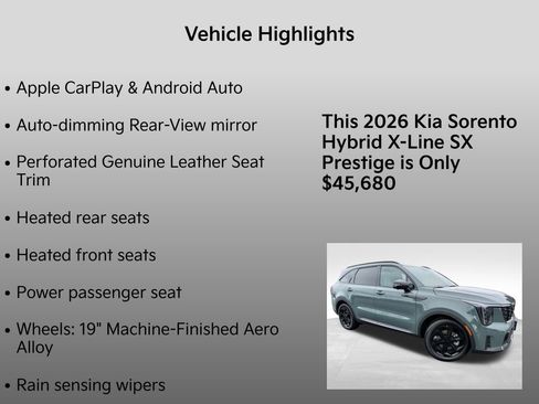 New 2026 Kia Sorento SX Prestige image 10