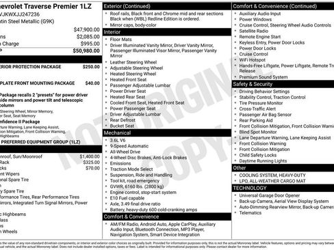 Used 2018 Chevrolet Traverse Premier image 3