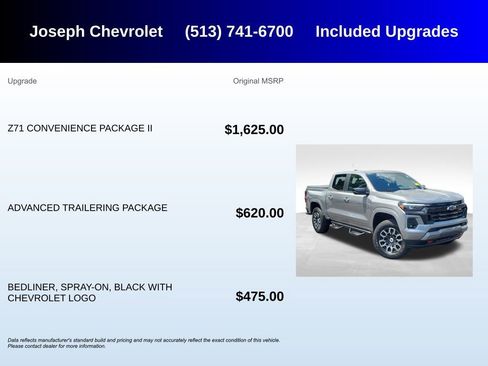 Used 2023 Chevrolet Colorado Z71 w/ Z71 Convenience Package 2 AWD/4WD image 5