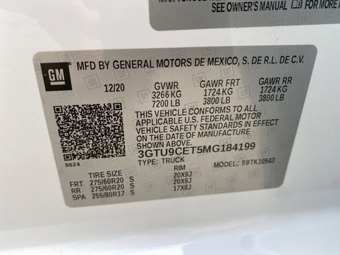 Used 2021 GMC Sierra 1500 Elevation w/ X31 Off-Road Package image 39