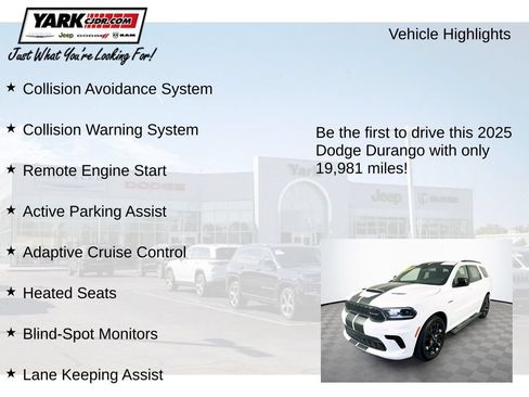 Certified 2025 Dodge Durango R/T w/ Blacktop Package AWD/4WD image 13