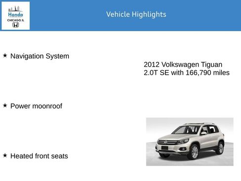 Used 2012 Volkswagen Tiguan SE FWD image 7