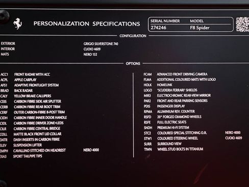 Used 2022 Ferrari F8 Tributo RWD image 47