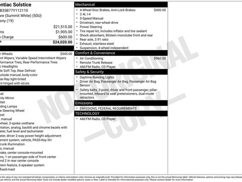 Used 2007 Pontiac Solstice Convertible image 3