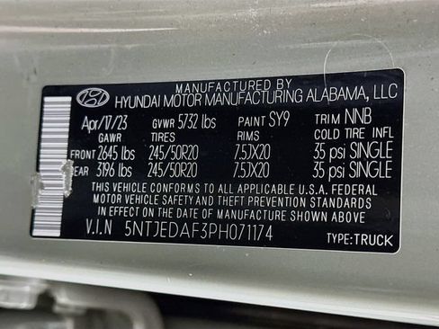 Used 2023 Hyundai Santa Cruz Limited AWD/4WD image 26