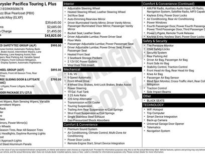 Used 2019 Chrysler Pacifica Touring-L Plus w/ Advanced Safetytec Group
