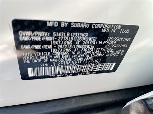 New 2026 Subaru Outback Touring XT image 28