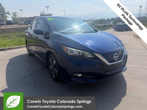 Used 2021 Nissan Leaf SV Plus w/ SV Plus Technology Package FWD image 1