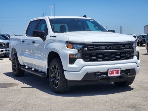 New 2026 Chevrolet Silverado 1500 Custom w/ Turbomax Blackout Package RWD image 2