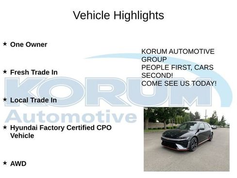 Certified 2025 Hyundai Ioniq 5 N AWD/4WD image 4