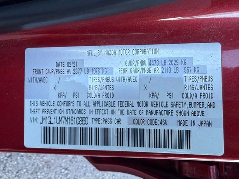 Used 2021 MAZDA MAZDA6 Sport image 31