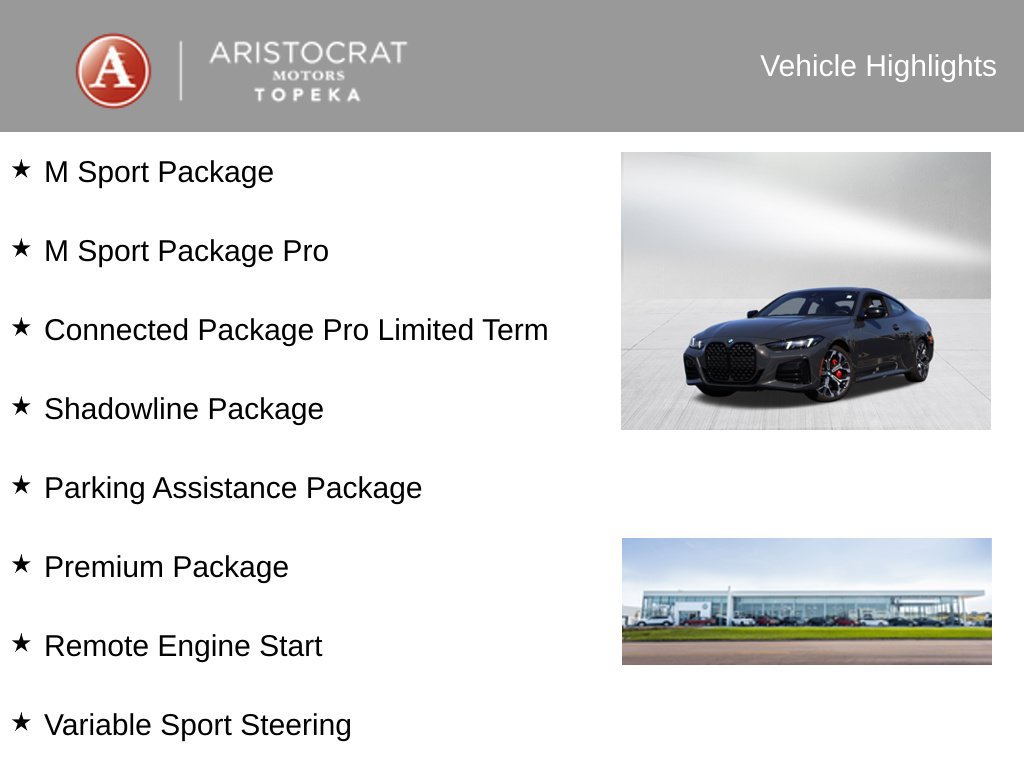Certified 2026 BMW 430i xDrive Coupe w/ M Sport Package AWD/4WD image 4
