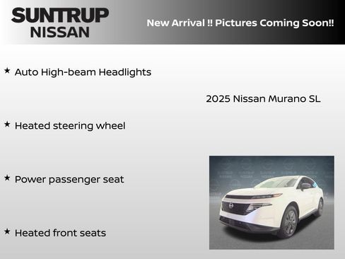 Certified 2025 Nissan Murano SL AWD/4WD image 8