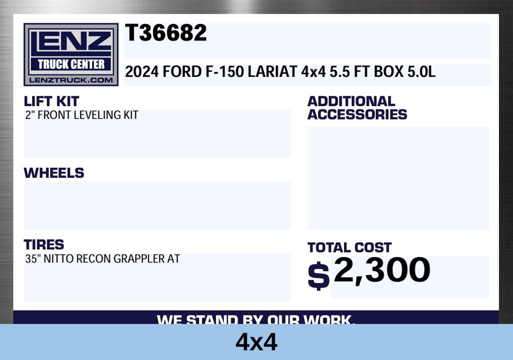 Used 2024 Ford F150 Lariat w/ Equipment Group 502A High AWD/4WD image 2