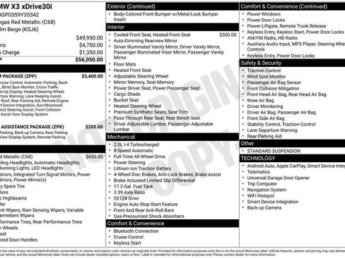 Used 2025 BMW X3 xDrive30i w/ Premium Package image 2