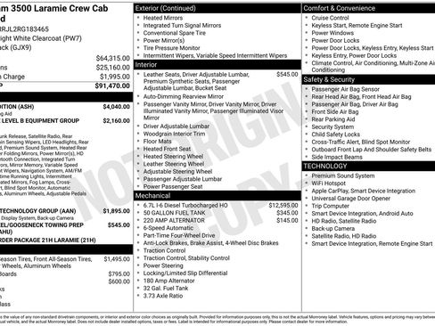 Used 2024 RAM 3500 Laramie w/ Night Edition AWD/4WD image 19