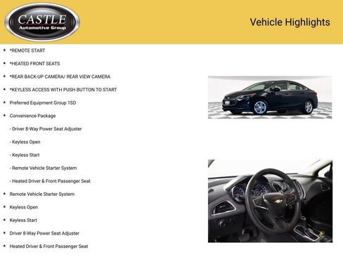 Used 2017 Chevrolet Cruze LT w/ Convenience Package image 3