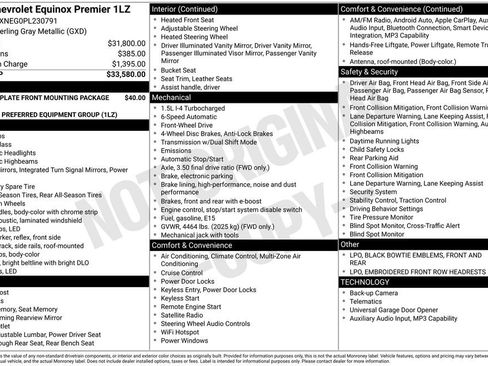 Used 2023 Chevrolet Equinox Premier FWD image 53