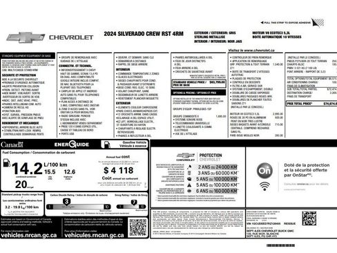 Certified 2024 Chevrolet Silverado 1500 RST w/ Convenience Package II AWD/4WD image 33