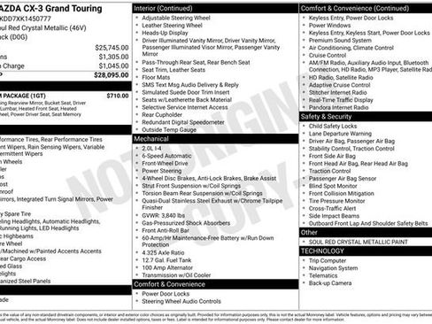 Used 2019 MAZDA CX-3 Grand Touring w/ Premium Package image 9