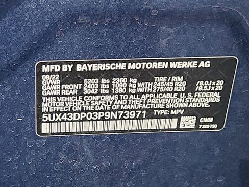 Used 2023 BMW X3 sDrive30i w/ M Sport Package image 31