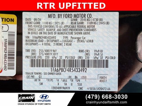 Used 2024 Ford Mustang GT Premium w/ GT Performance Package image 30