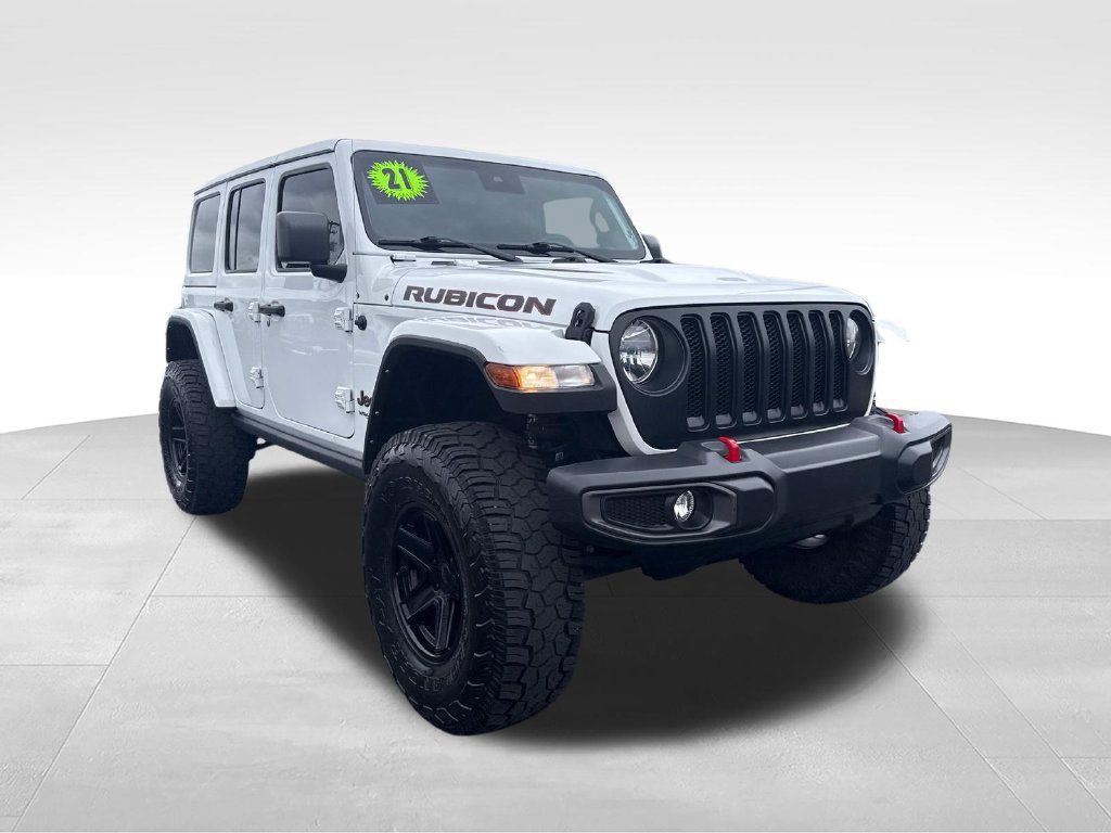 Used 2021 Jeep Wrangler Unlimited Rubicon w/ Safety Group AWD/4WD image 8