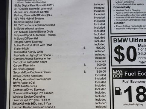 New 2025 BMW X7 M60i w/ Climate Comfort Package image 9