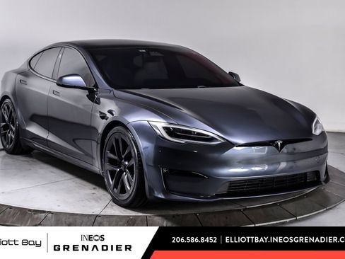 Used 2021 Tesla Model S Plaid AWD/4WD image 1