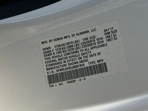 Used 2018 Honda Odyssey Elite image 31