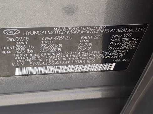 Used 2019 Hyundai Santa Fe SEL FWD image 24