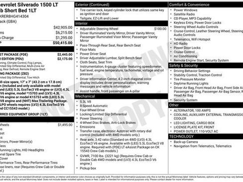 Used 2017 Chevrolet Silverado 1500 LT w/ LT Eassist Package image 16