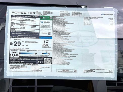 New 2026 Subaru Forester image 19
