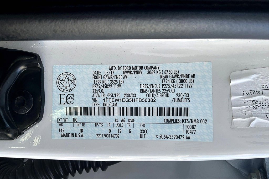 Used 2017 Ford F150 Limited AWD/4WD image 36
