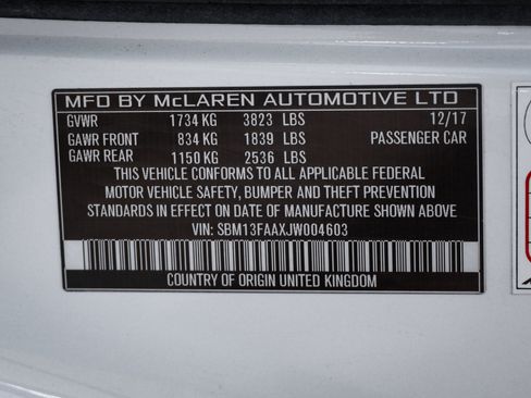 Used 2018 McLaren 570S Spider RWD image 33