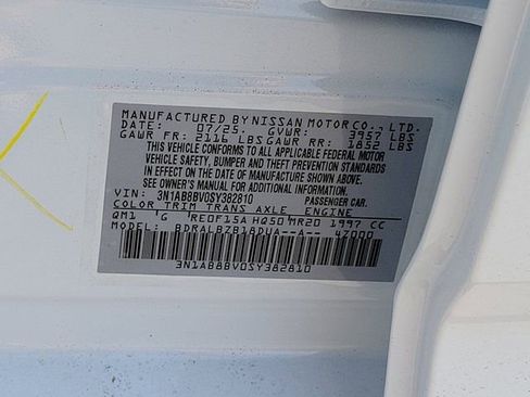 New 2025 Nissan Sentra S image 13