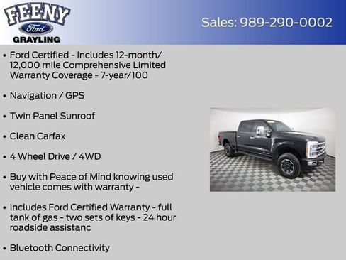 Certified 2023 Ford F350 Platinum w/ Tremor Off-Road Package AWD/4WD image 4