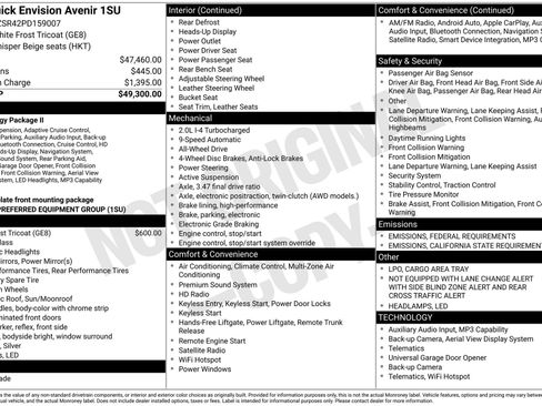 Used 2023 Buick Envision Avenir image 41