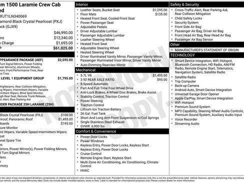 Used 2020 RAM 1500 Laramie w/ Sport Appearance Package AWD/4WD image 5