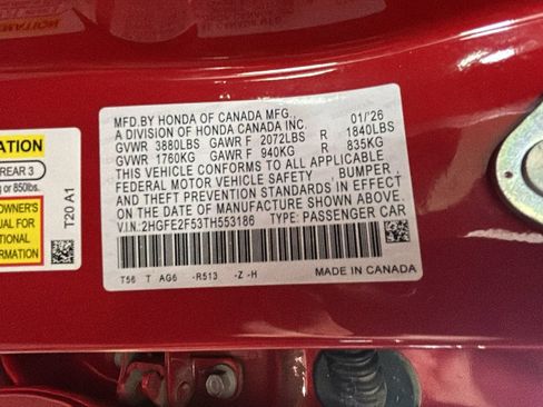 Used 2026 Honda Civic Sport image 10