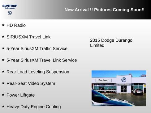 Used 2015 Dodge Durango Limited w/ Nav & Power Liftgate Group AWD/4WD image 4
