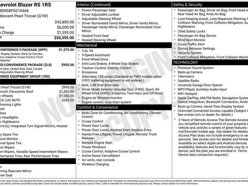 Used 2023 Chevrolet Blazer RS w/ Driver Confidence II Package FWD image 5